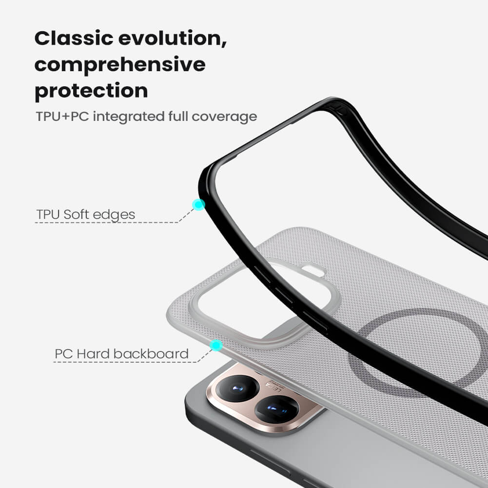 Чехол-крышка NILLKIN для Xiaomi 15T Pro (серия Frosted shield Pro Magnetic case Clear)